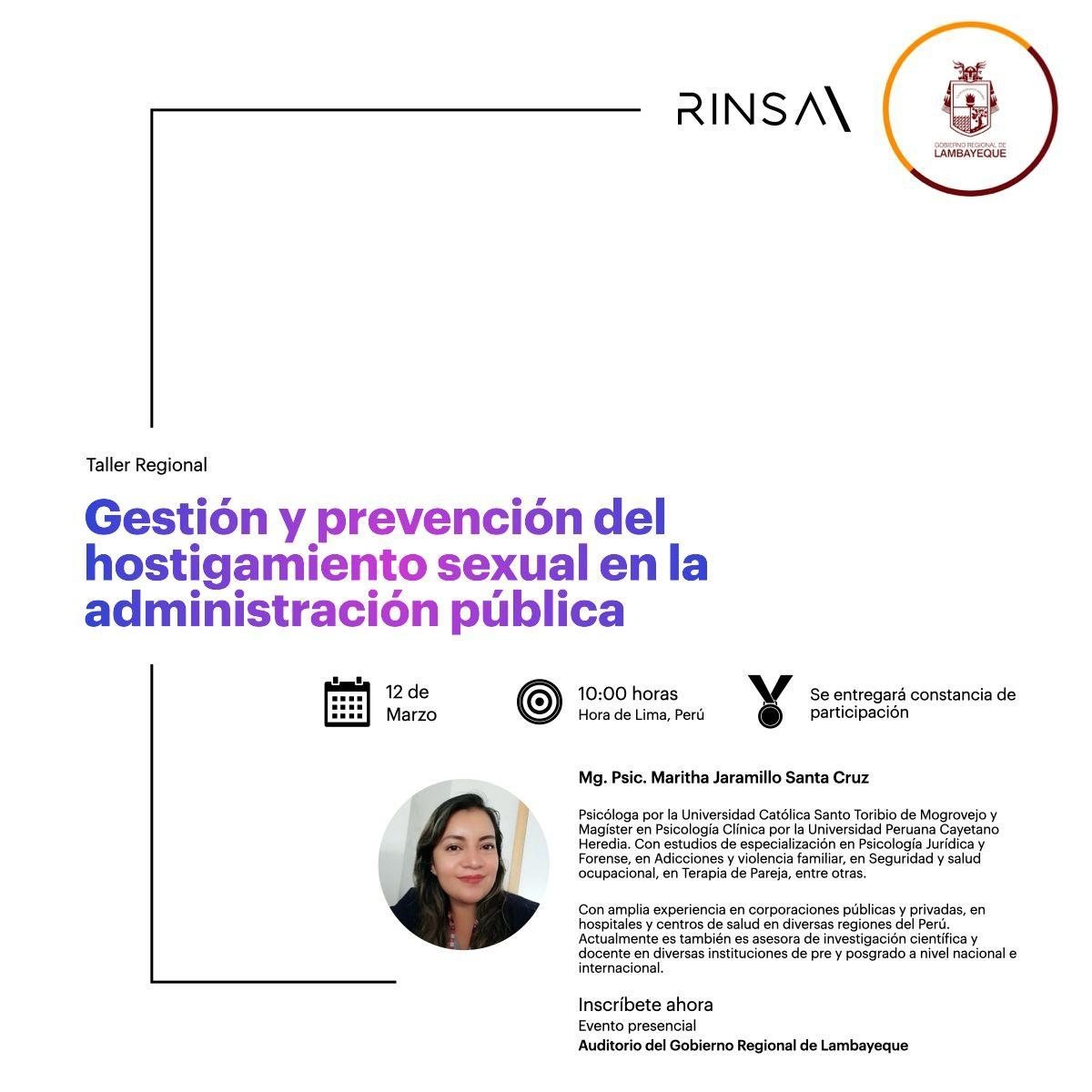 Afiche del taller regional