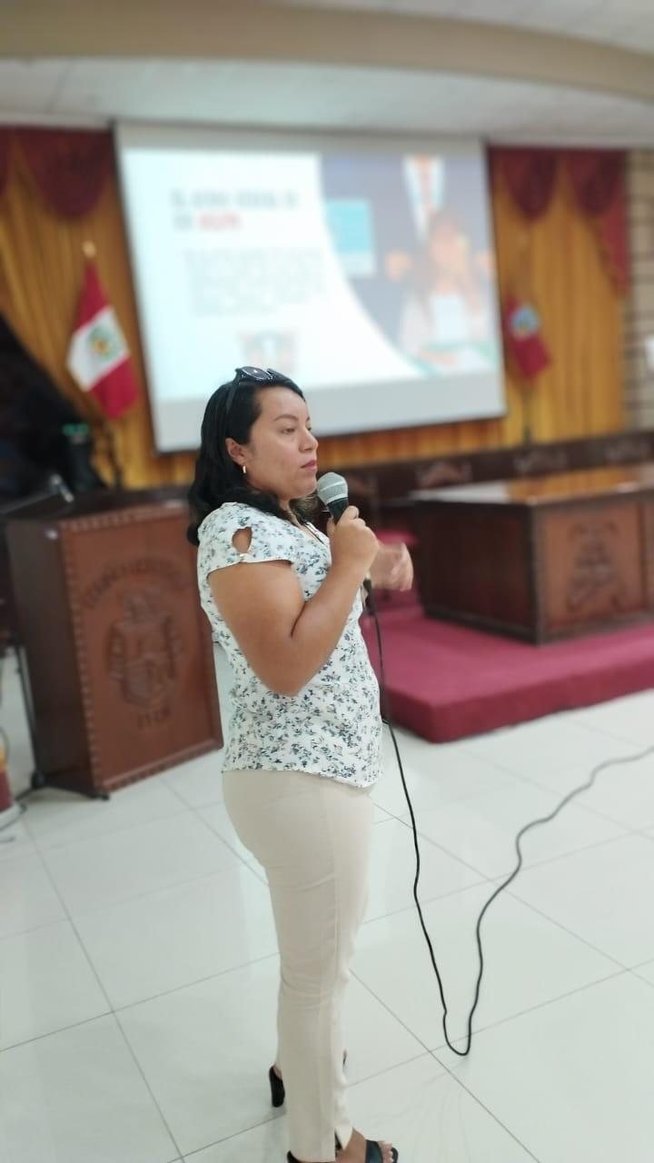 Durante el taller en el auditorio del Gobierno Regional de Lambayeque