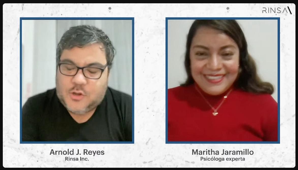 Durante la sesión, junto a Arnold J. Reyes (Rinsa Inc.)